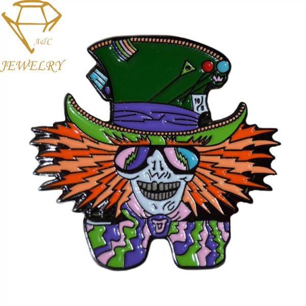 Buy Magnetic 60mm PVC Custom Soft Enamel Lapel Pins at wholesale prices