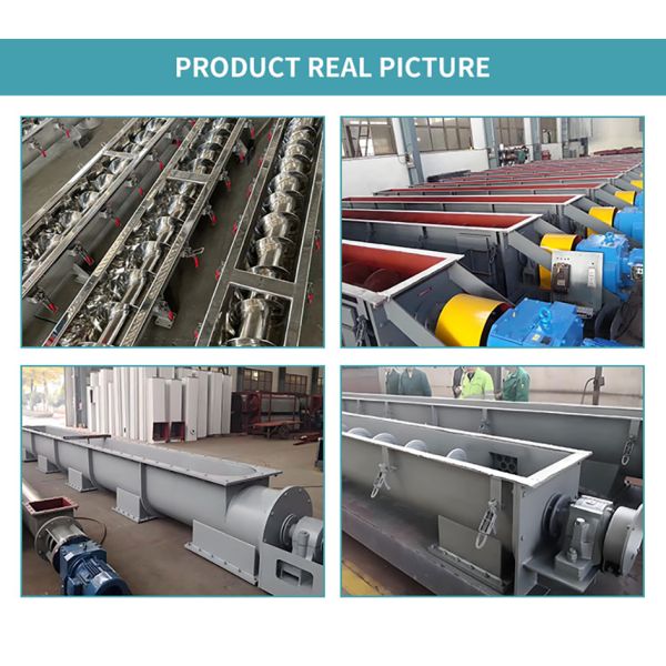 Custom hot High Ice Cooling Screw Auger Conveyor Professional for High Temperature Jacket Thermal Screw Conveyor