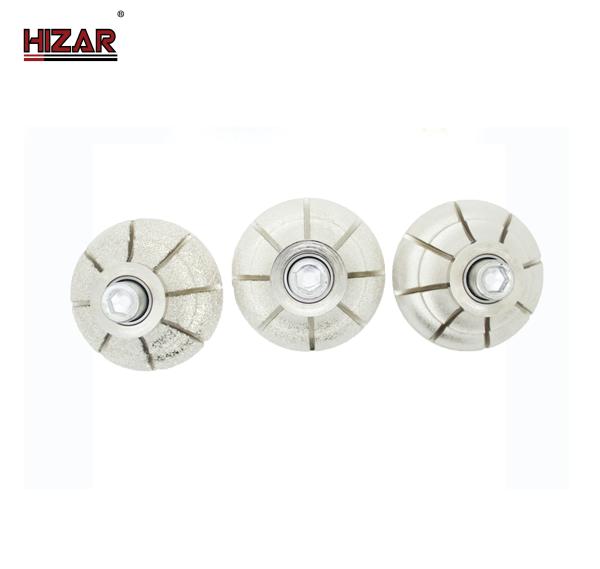 Buy Granite Bullnose Stone Router Bits No 2 Grit 40mm Surface Grinding 5/8-11 Thread at wholesale prices