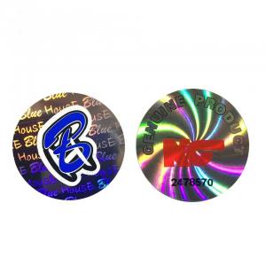 Quality 3D Laser Hologram Stickers Holographic Custom Logo Sticker Printed for sale