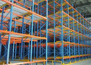 China Galvanized Gravity Flow Pallet Racking Systems FIFO Principle on sale