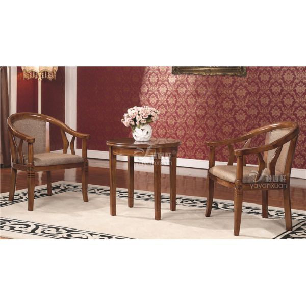 Reception Room Chairs With Wooden Material For Sale With Best Price (YW-10)