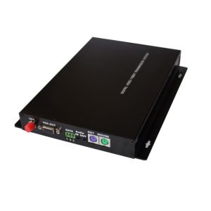 Quality VGA Fiber Extender with duplex rs232, audio and keyboard ,mouse for sale