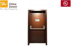 China Single Swing 70 mm/ 90 mins/ 40 dB Soundproof Steel Insulate Fire Door on sale