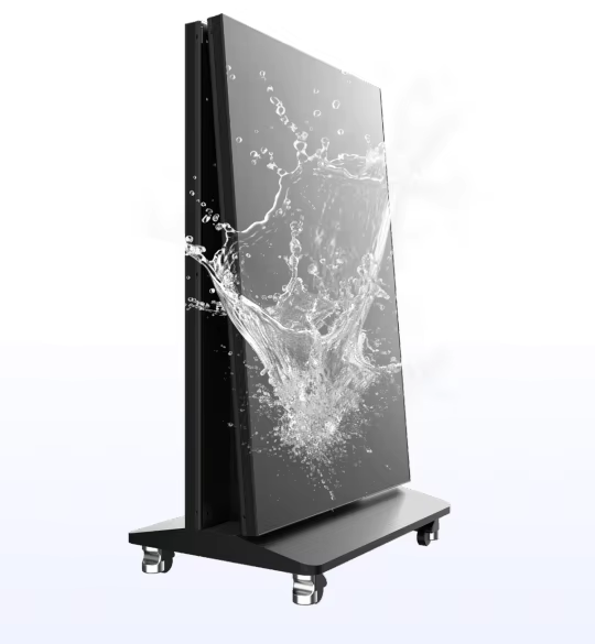 Double Side Led dispaly 3 Foldable Poster LED Display Standing Advertising Screen