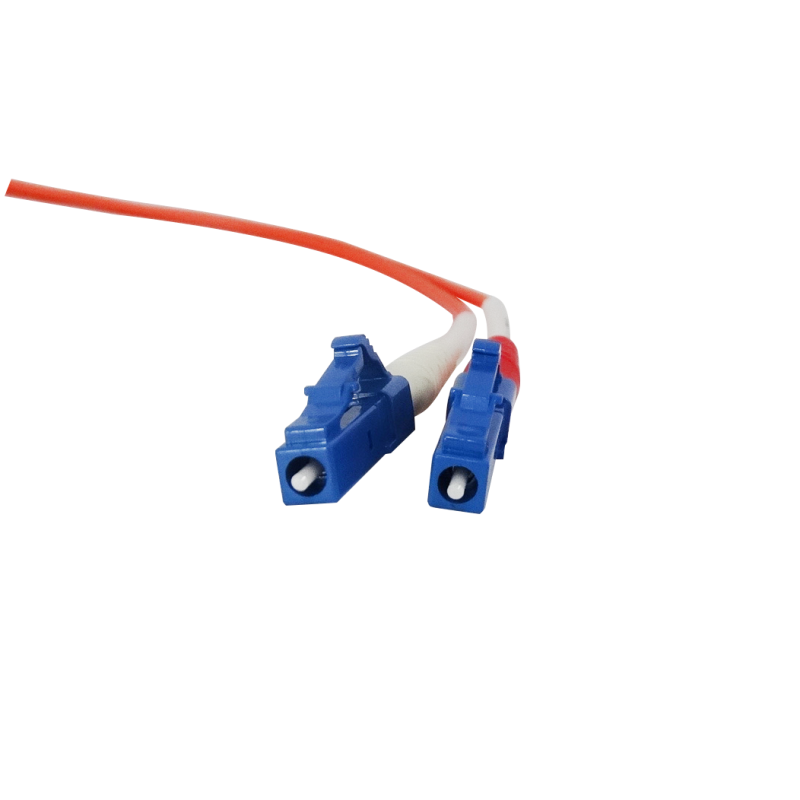 LC UPC Fiber Optic Patch Cord Multi Mode Duplex OM1 OM2 5 Meter Length