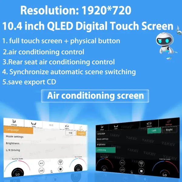 Android Stereo Car Radio For Land Rover Range Rover Sport L494 2013-2017 Touch Screen GPS Navigation Multimedia Player