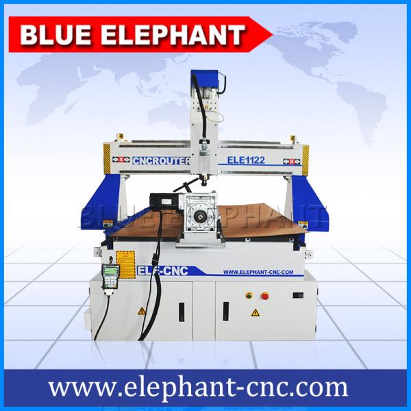 Buy BLUE ELEPHANT CNC Machine Price List Multi-purpose CNC Wood Engraving Machinery 1122 with Rotary Device on the Table Sur at wholesale prices