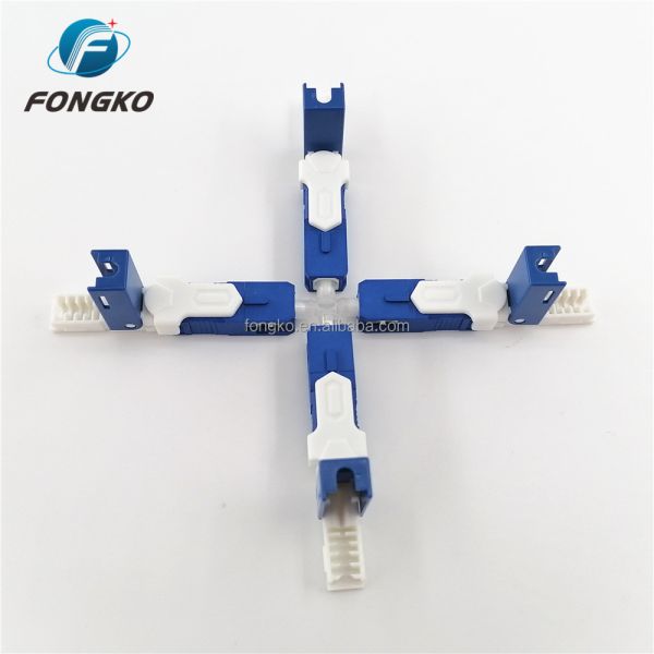 125um Ftth Network Fiber Optic Fast Connector SC UPC for 0.9mm Cable