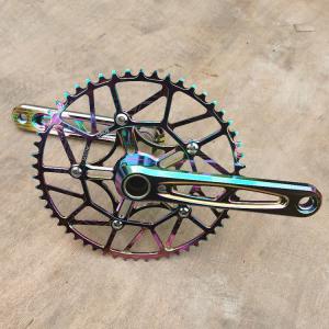 China Litepro Plus Bicycle Crankset 54T 170mm BCD 130mm Aluminum Alloy Hollow Crank by Crius on sale