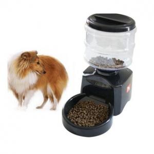 dog automatic feeder With Timer Auto Pet Dry Food Dispenser