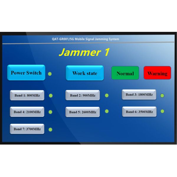 Mobile Cellular Phone Signal Jammer Can Jam WIFI 3G 4G 5G LTE Bluetooth