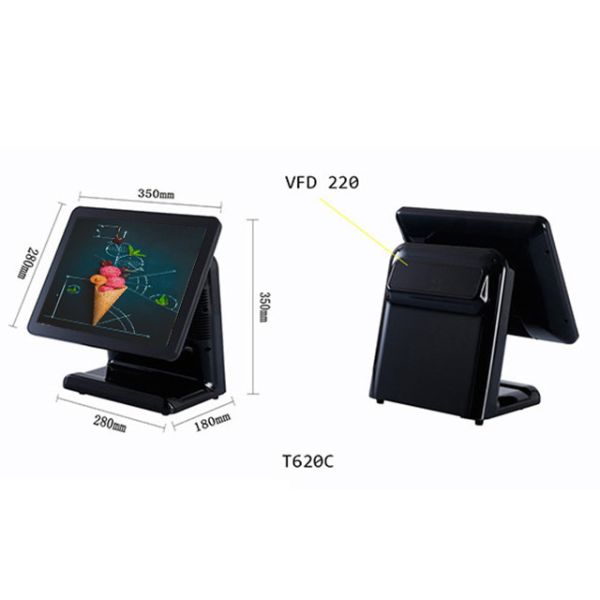 Touch Screen Pos With Plastic Housing , High Performance Point Of Sale Equipment