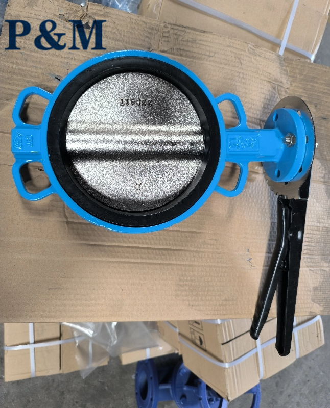 resilient seal PN16/150LB butterfly valve with pin