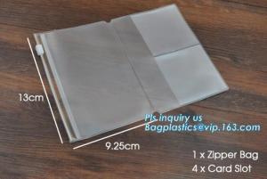 China stationery handle bags with slider zipper, slider zipper bag plastic bag with zipper/pvc zipper lock slider bag/resealab on sale