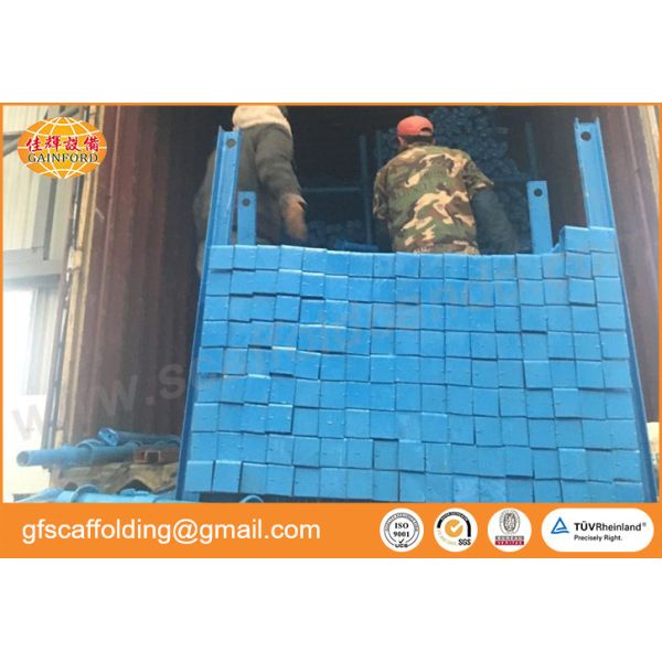 1.5M blue painted Q235 cup lock intermediate transom for cup lock scaffolding system project in Saudi Arabia