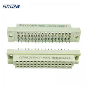 China 3 rows 48 Pin DIN 41612 Connector Vertical Female Straight PCB Eurocard Connector 2.54mm pitch on sale