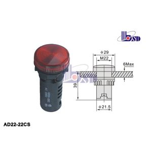 Protected Control Panel Indicator Lamps Good Reliability Beautiful Shape