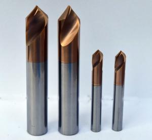 Quality 90 Degree Chamfer End Mill With 10mm Diameter 75mm Length AlTiN Coating for sale