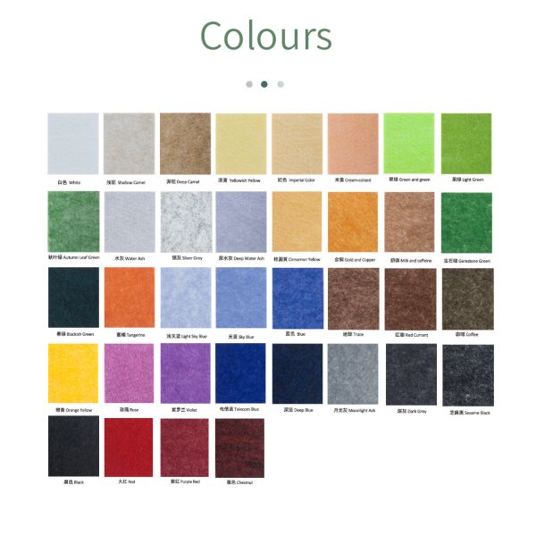 Customizable Sound Absorbing Wall Panels Polyester Fiber For Noise Control