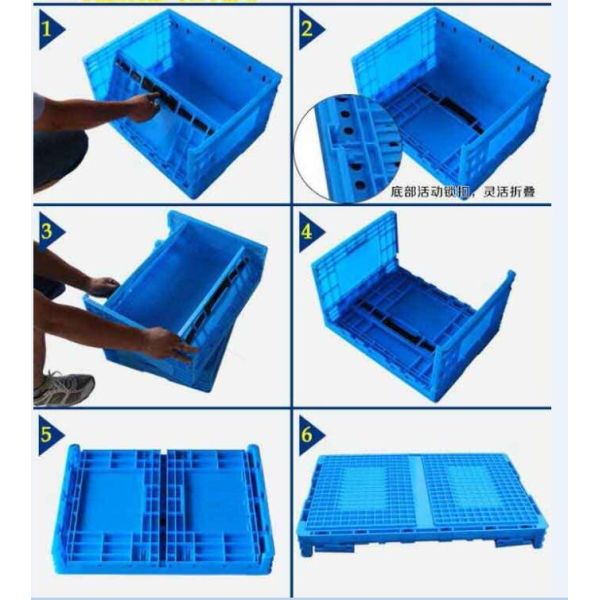 Cheap foldable plastic mesh fruit crate Manufacturer