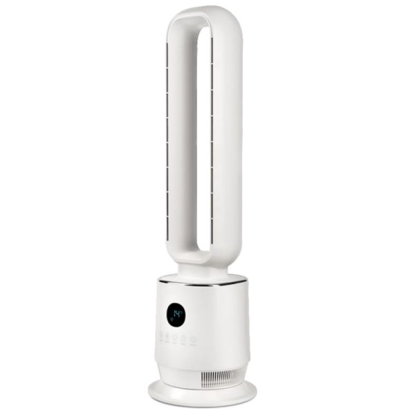 50W Silent Digital Remote Control Bladeless Oscillating Tower Fan 3 Speed