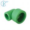 Green Water Supply PN25 PPR Reducing Bend With Socket Welding Way for sale