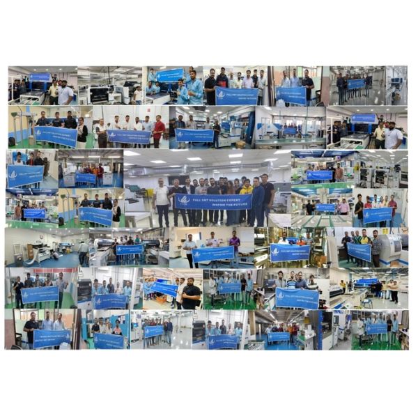 Full-automatic SMT PCB Soldering Machine For LED Lighting Manufacturing Machine