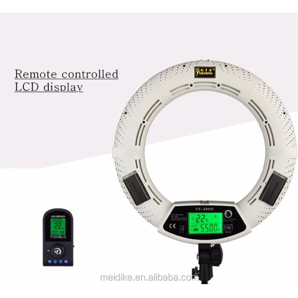 Professional FD-480II photography selfie ring fill light vlogging video ringlight youtube set with mirror