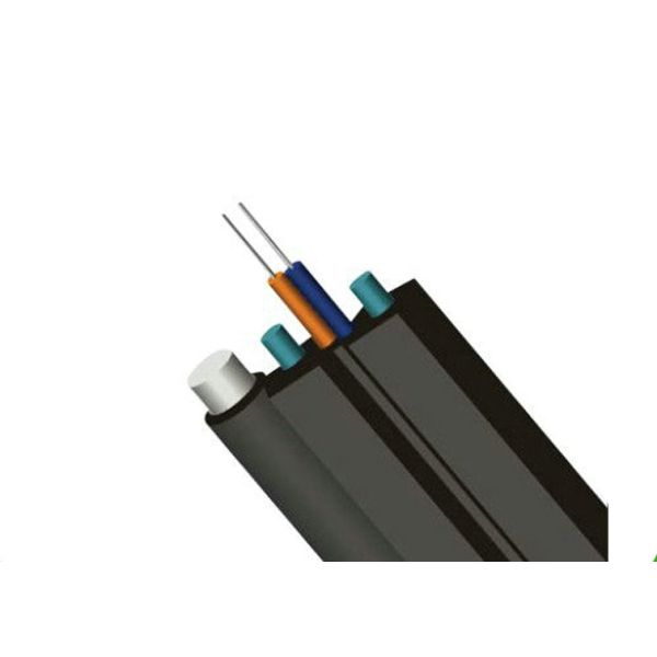FRP G657A 16 Core FTTH / FTTX Optical Drop Cable With LSZH / PVC Sheath