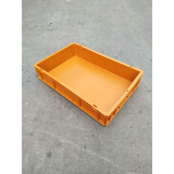 Virgin PP Or PE Euro Stacking Containers / Large Plastic Storage Boxes 600*400 mm Standard Size