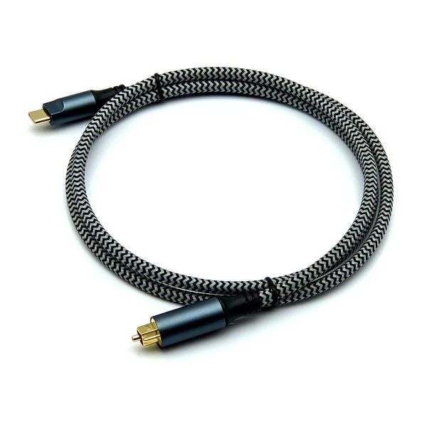 USB Type-C to Toslink Optical Audio Cable for Digital Sound Transmission