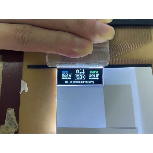 Custom Negative VA LCD Display 12 O ClockLcd Display Transmissive Digit Graphic Lcd Glass Va Panel For Power Supply
