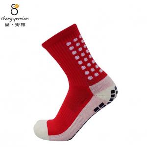 Custom Knitted Anti Slip Cotton Football Socks for Men Quantity 10000