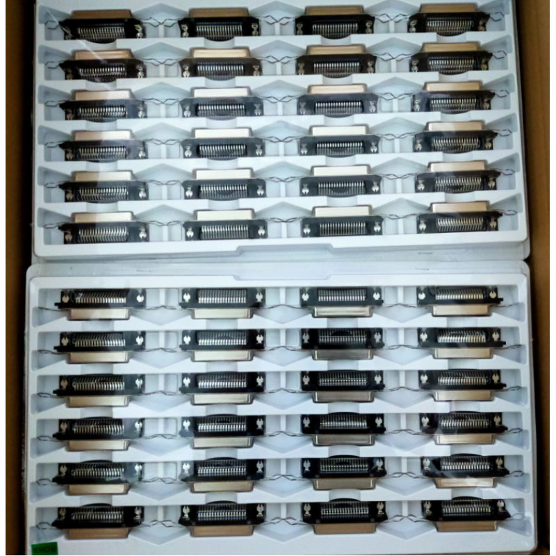 2x1 2 Port SFP+ Connector 40 Pin Female PCB Mount with Light