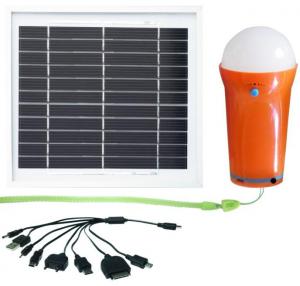 China Solar power lamps 3W with one lamps lithium battery , CE/EMC test certificate on sale