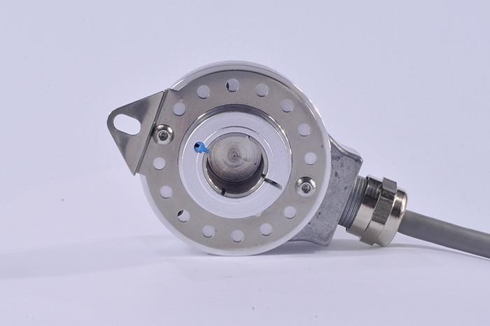 Photoelectric Absolute Rotary Encoder , Hollow Shaft Encoder Thickness 39mm