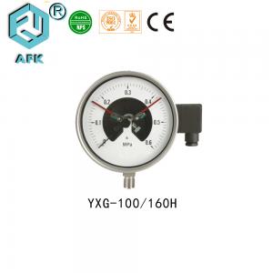 China Low Pressure Natural Gas Test Gauge , Electric Contact Manometer Pressure Gauge on sale