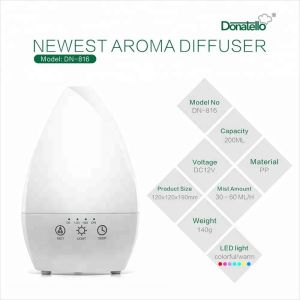 200ml Spray Mist Air Humidifier Portable Diffuser Humidifier