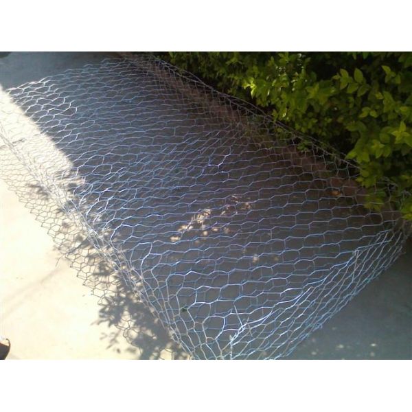 Plain Weave Gabion Wire Mesh Hexagonal Gabion Box Great Anti Corrosion