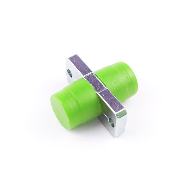 Green FC Optic Fiber Adapter Simplex APC FTTH for Active Optical Connection Solution