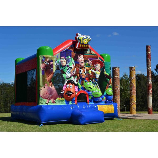 PVC Tarpaulin Inflatable Toy Story Jumping Castle For Playground / Amusement Park