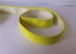 4 Cm Knitted Polyester Elastic Webbing Yellow Custom Strong Patterned
