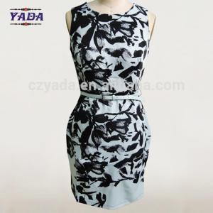 Quality New style elegant frocks floral print ladies classic casual clothing women dresses sexy dress in cheap price for sale