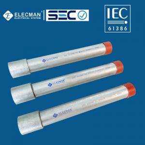 Quality IEC 61386-21 HDG Rigid Metal Conduit(RMC) IEC Rigid Pipe 40mm for sale