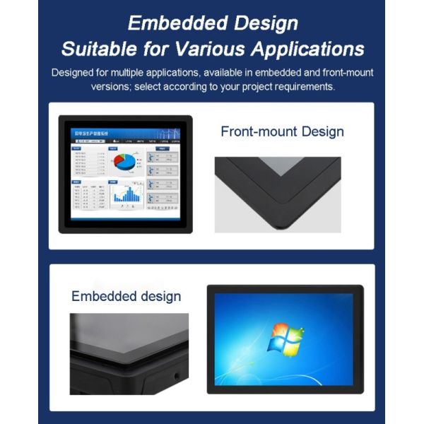 12.1-inch Industrial TouchScreen Panel PC Windows Vending Board with Touch Screen SKD Kit