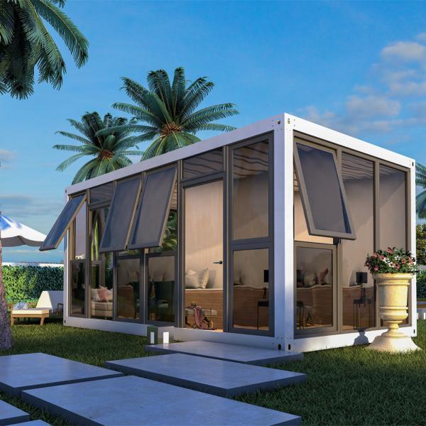 Buy Customizable And Easy To Install Expandable Container Homes With Aluminum Sliding Door at wholesale prices