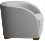 ISO14001 Modern Single Seater Sofa Couch Design Rustproof