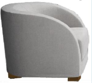 Quality ISO14001 Modern Single Seater Sofa Couch Design Rustproof for sale