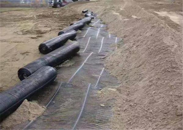 Reinforcing Retaining Wall Hdpe Uniaxial Geogrid 35kn - 300kn